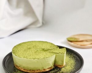 matcha-cheesecake