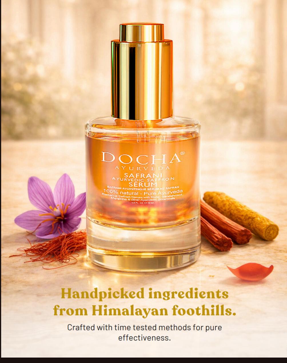 Ayurvedic-Saffron-face-serum-in-Australia-Docha-Ayurveda-