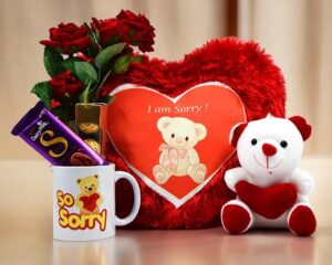heart-cushion-with-mug-teddy-chocolates-with-flowers-1