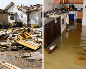 collage-of-storm-damaged-property-and-flooded-room
