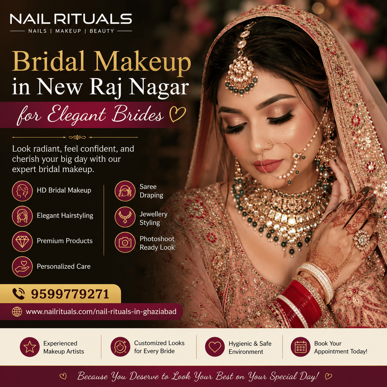 Bridal-Makeup-in-New-Raj-Nagar-for-Elegant-Brides